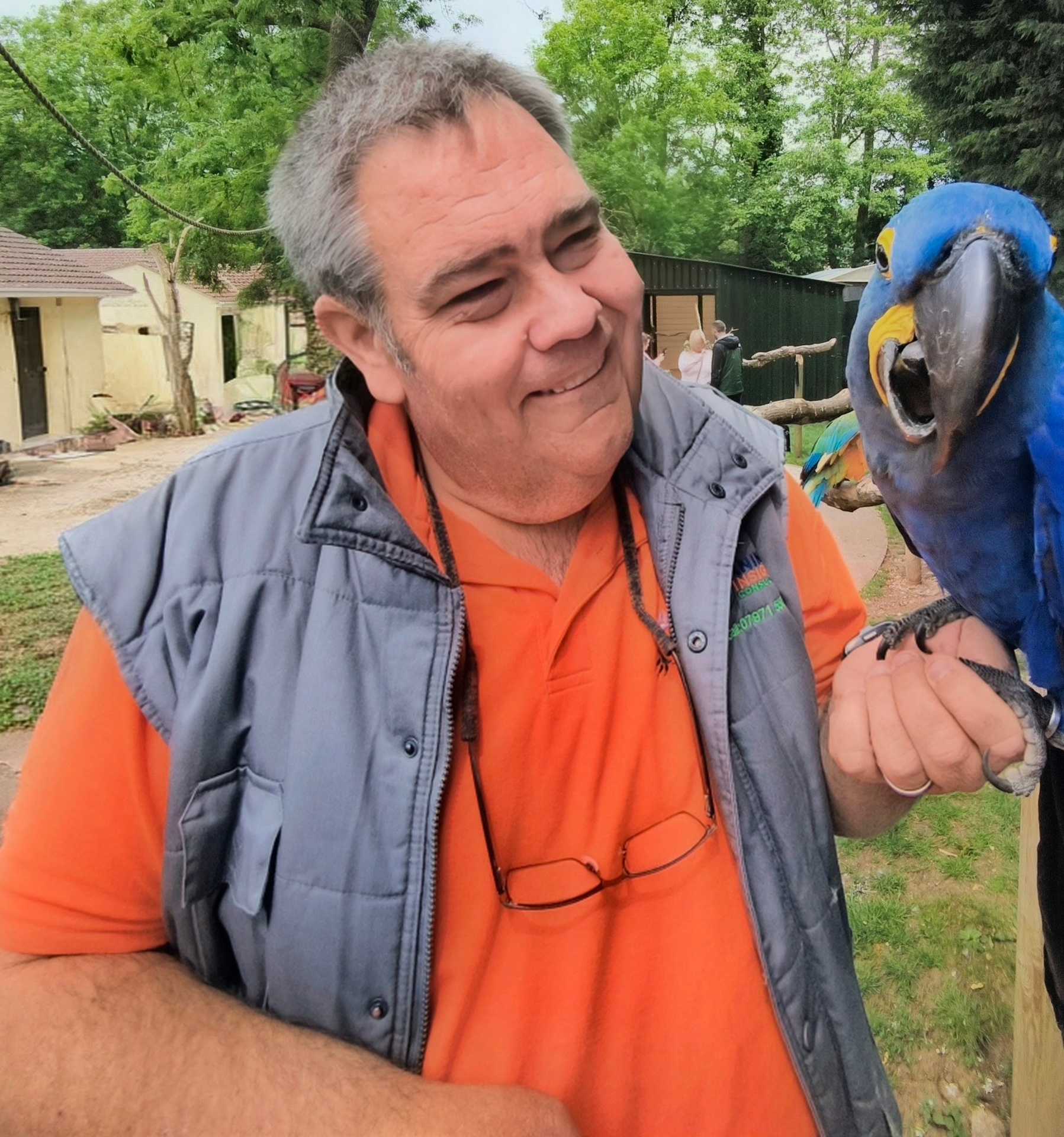 Carl Groombridge during a zoo consultancy session